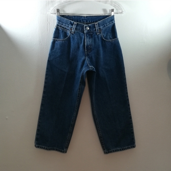 Levi's Dry Goods Two Horse Cropped  Jeans Size 8 - Picture 1 of 16
